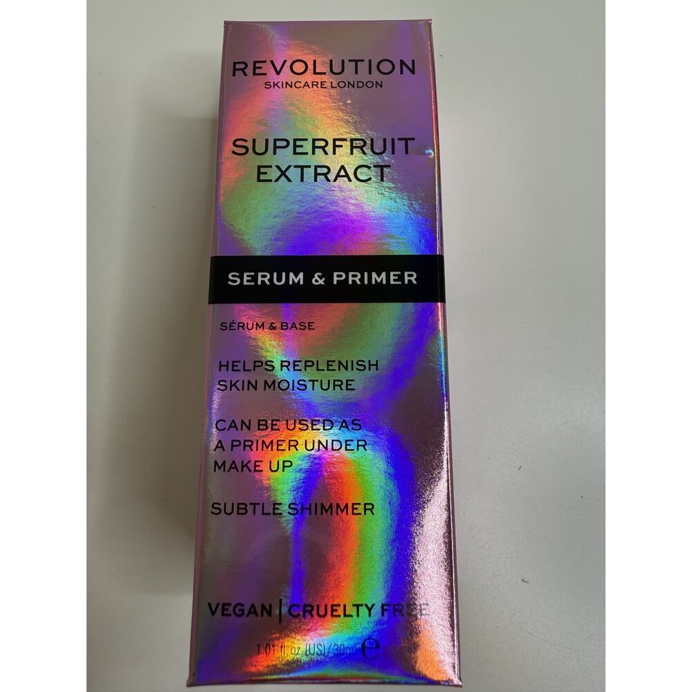 (2 pack) REVOLUTION SKINCARE SUPERFRUIT EXTRACT • SERUM & PRIMER 1.05oz each